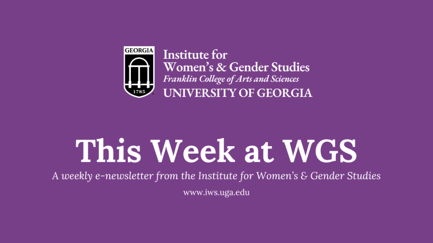 This Week at WGS Header Image